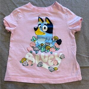Bluey Girls 2t Shirt Floral Bluey